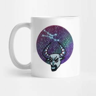 Zodiac Sign Taurus Bull and Constellation Mug